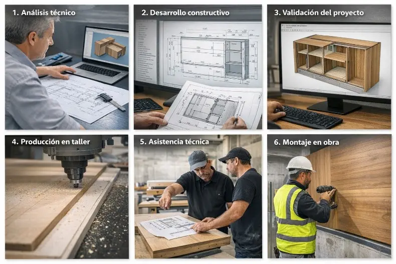 Secuencia técnica de desarrollo de proyecto